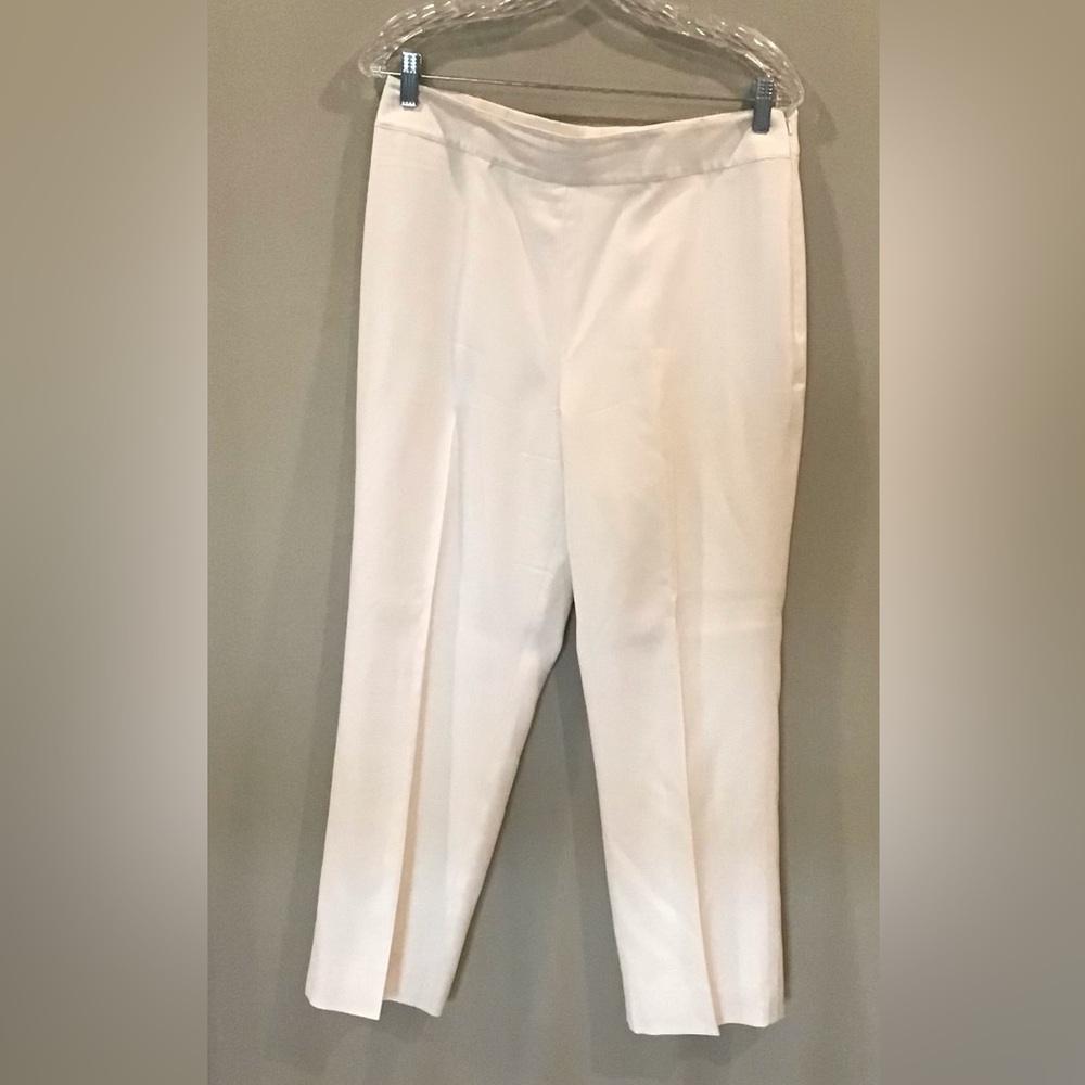 Banana Republic Cream Fully Lined Pants